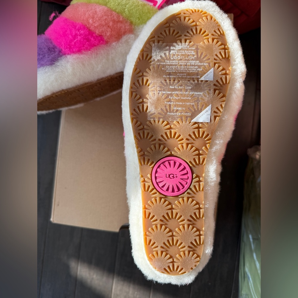 BNIB Women’s Ugg Fluff Yeah Slide on Slippers - Size 8 - Picture 4 of 5